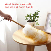 Scalable Wool Duster For Home And Car Cleaning Washable Dust Brush Gentle On Delicate Surfaces