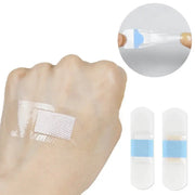 Simples Market waterproof wound plaster set; transparent, invisible, antibacterial, travel first-aid kit (50/120 pcs)