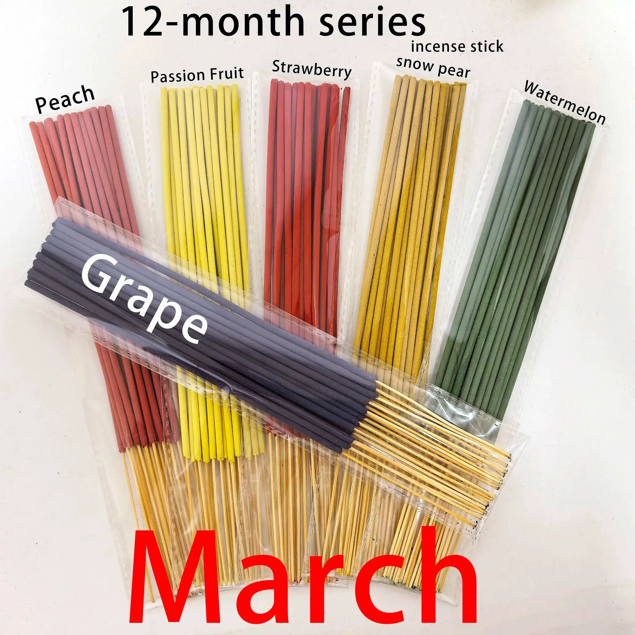 6 Sets Of 126 Incense Sticks Assorted Scents For Purification Meditation Yoga And Home Use Gift