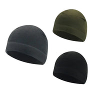 Unisex Warm Winter Skull Cap Polar Fleece Beanie Hat Windproof Outdoor Ski Cap Thick Insulated