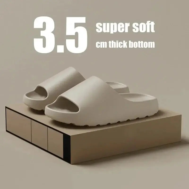 Coconut Slippers Cloud Thick Soles Sandals For Men And Women Ultra Comfortable EVA Beach Slides For Everyday Use