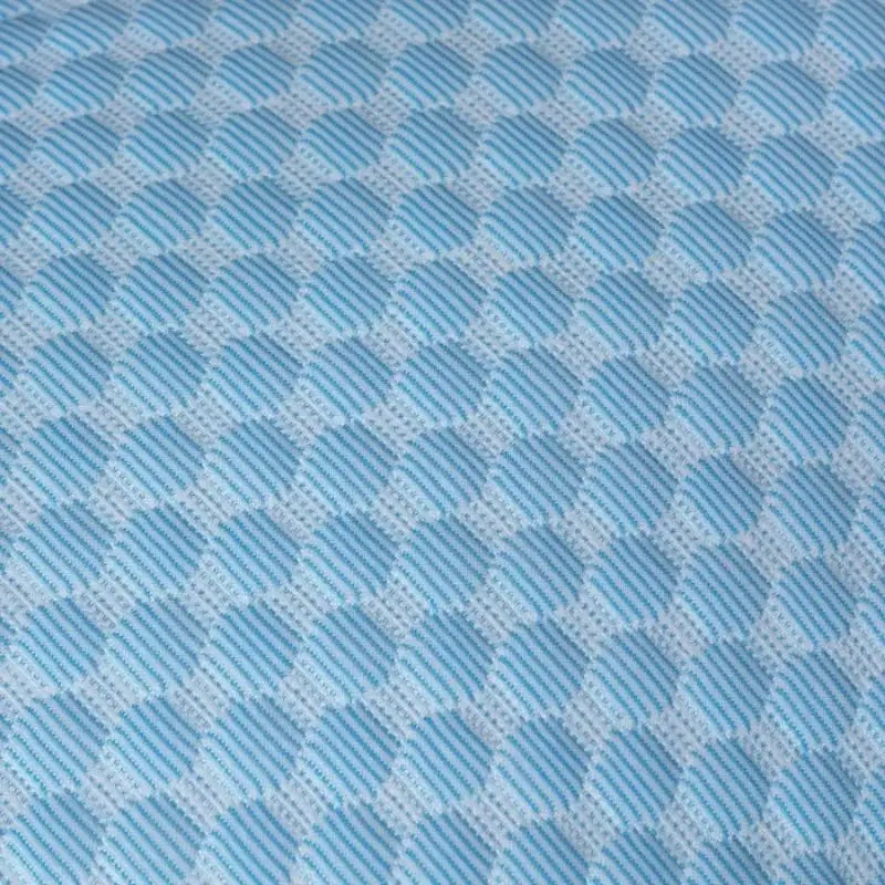 Summer cooling pillowcase in blue with circular striped pattern, Simples Market, 48x70 cm