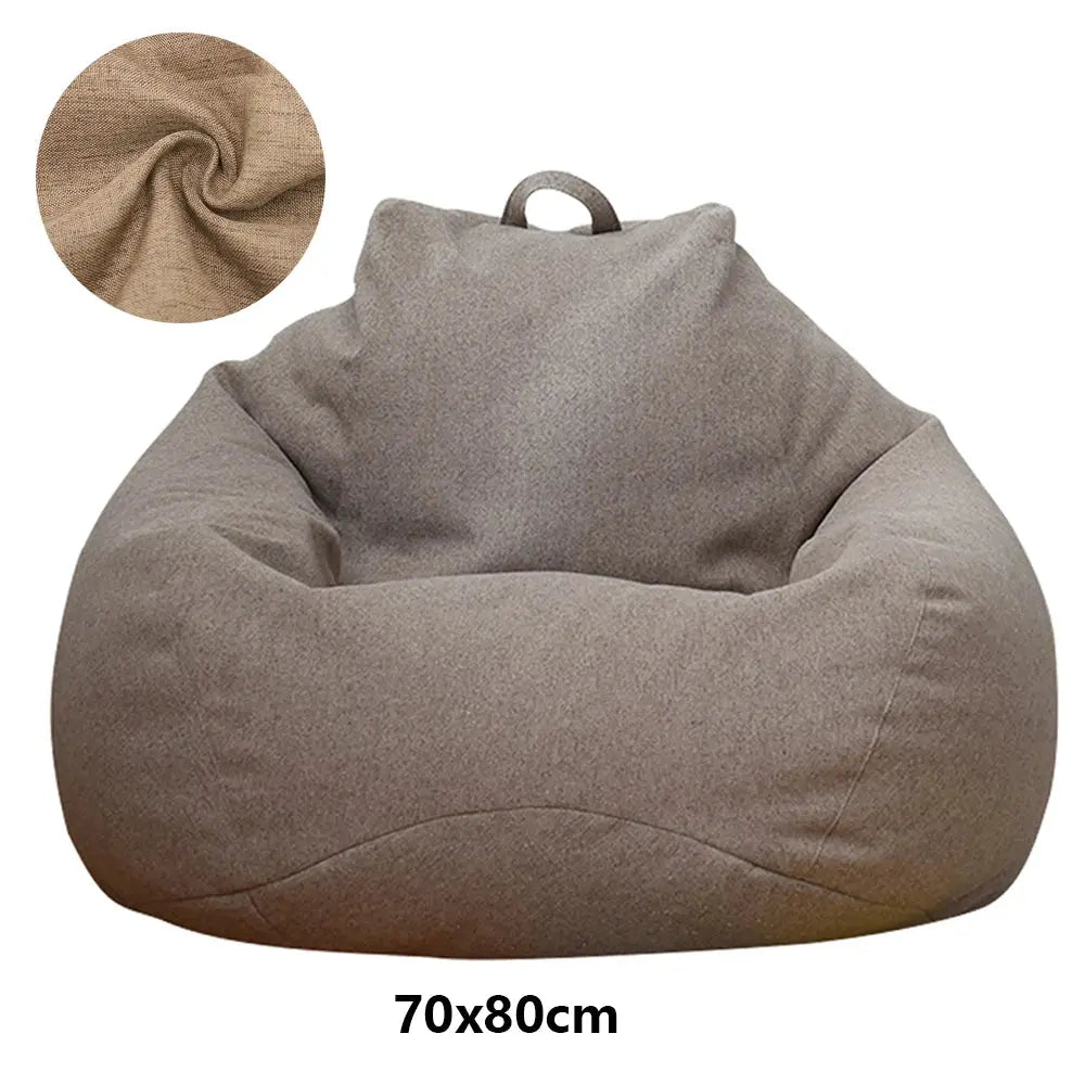 Bean bag cover 70x80 cm, beige Simples Market Lazy Sofas Cover without filler