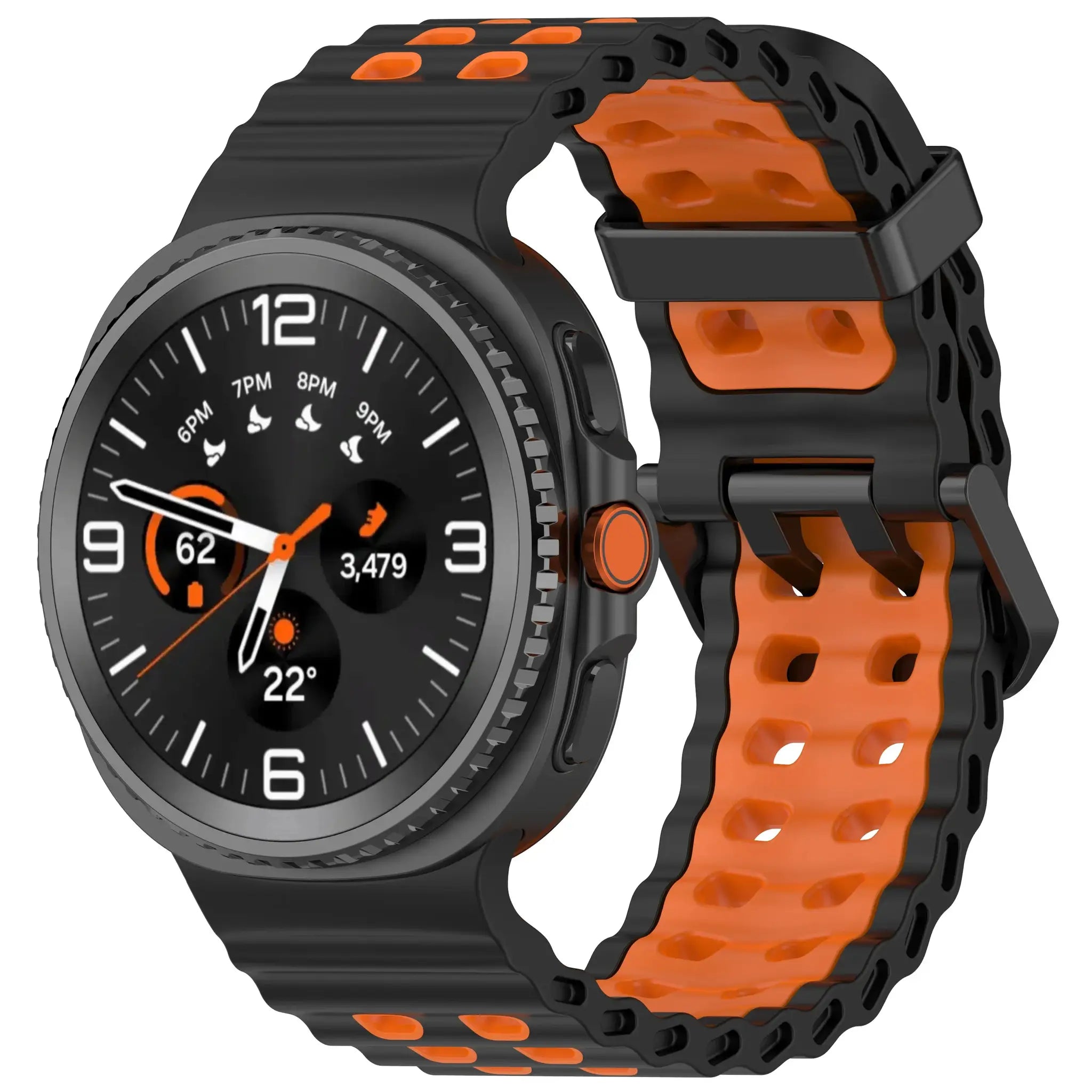 Silicone strap for Samsung Galaxy Watch 8/8 Classic Sport breathable wristband For Galaxy Watch 8 40/44mm Two-Tone silicone band