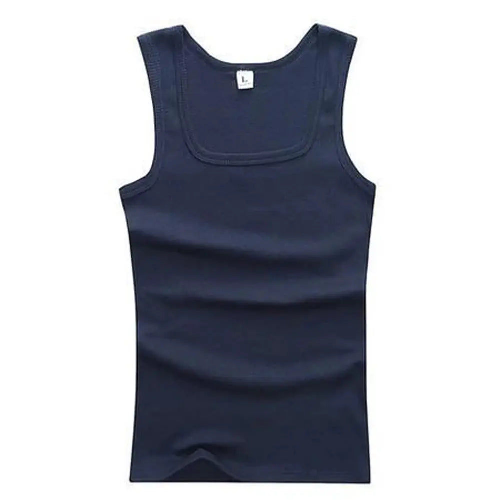 2024 Mens Pure Cotton Tight Tank Tops For Casual Sports Quick Drying Sleeveless Bodybuilding