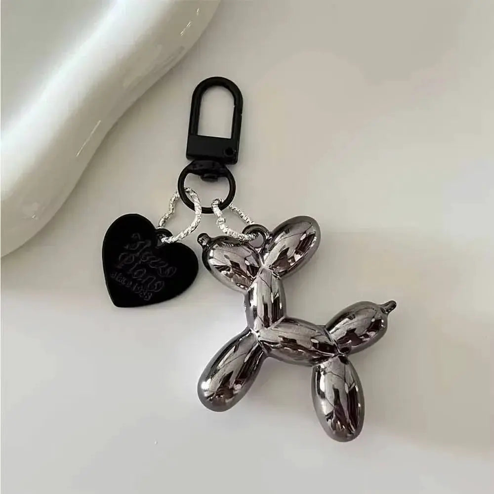 Y2K Balloon Dog Keychain Insta Style Cute Phone Chain Bag Pendant Accessory For Girls New