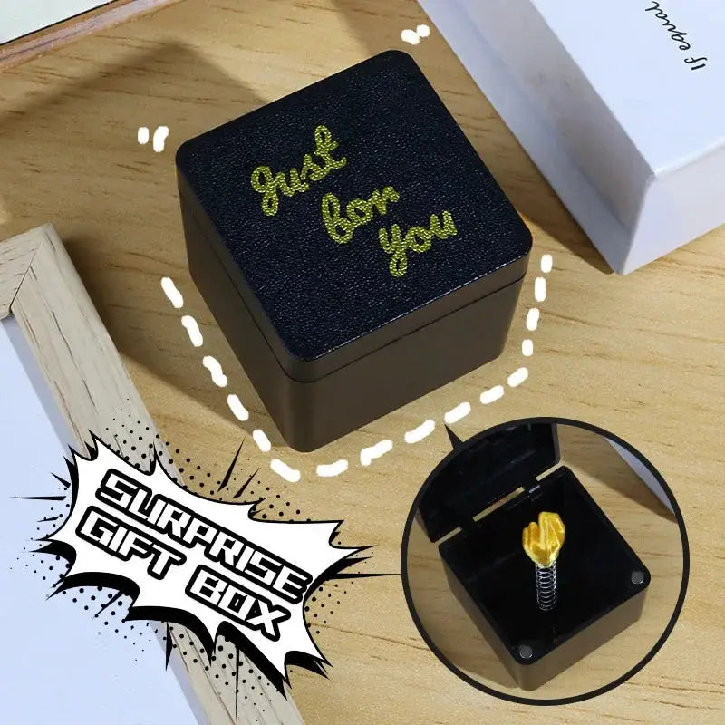 Christmas Gag Gift Middle Finger In A Box Office Desk Prank Novelty Gift 2026 White Elephant Gift