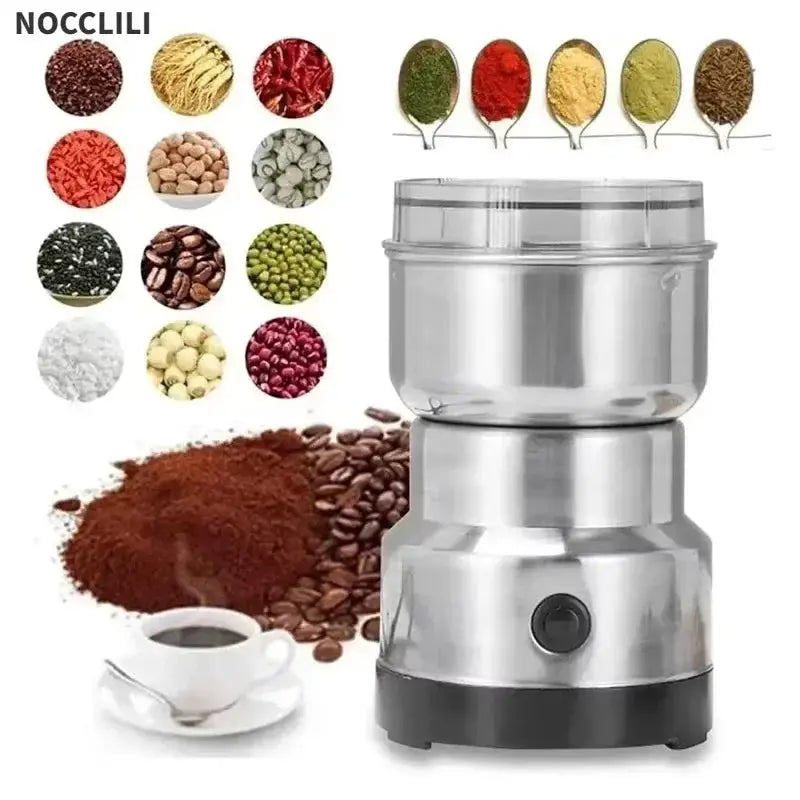 Mini Electric Grinder 300ml Ultrafine Pulverizer For Baby Food Coffee Spice Pepper Grain Mill With 2 And 4 Blades