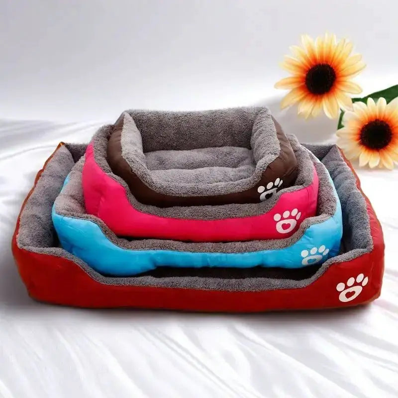 Large Long Plush Pet House Bed Cat Mat For Dogs And Cats Calming Deep Sleep Cushion For Puppy Chihuahua