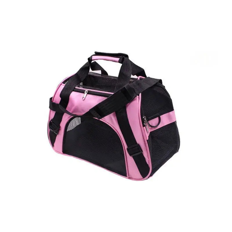 Portable Pet Carrier Bag Breathable Mesh For Small Dogs And Cats Travel Outdoor Handbag