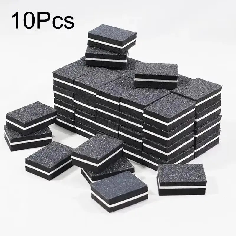 10 To 100 Pcs Mini Buffing Sanding Files Block For Manicure Pedicure Nail Art Buffer Polish Tools