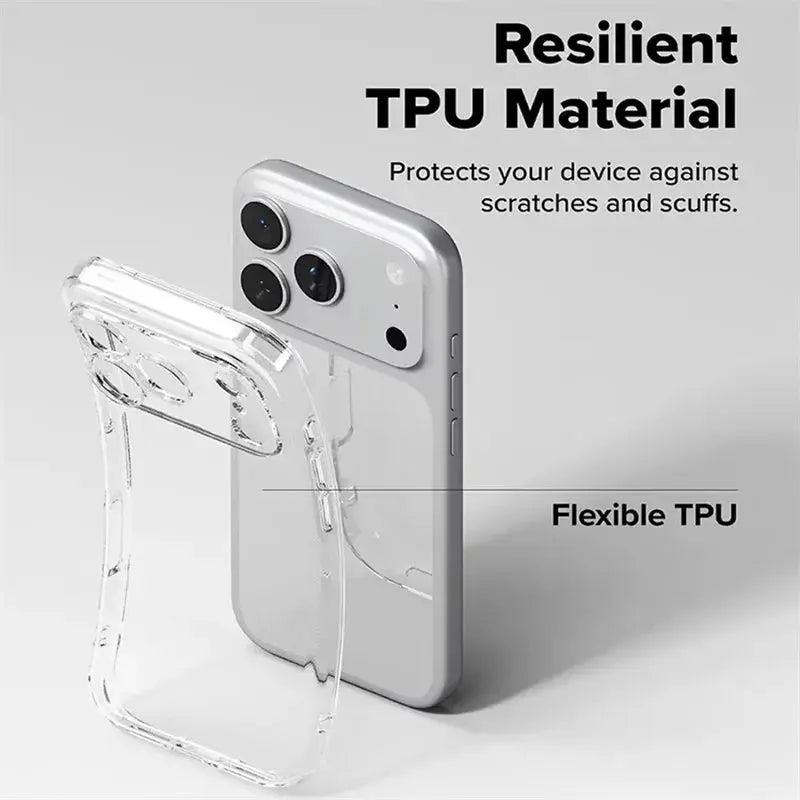 Simples Market clear TPU iPhone case, ultra-thin and flexible transparent cover