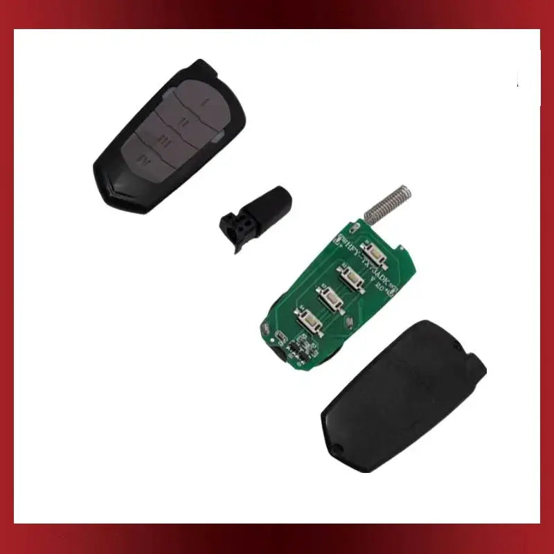 Simples Market garage remote control duplicator kit, 433MHz, green circuit board with black remote shells (4-piece)