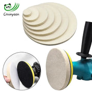 Wool Felt Polishing Pad For M10 M14 Polisher 75mm 100mm 125mm 150mm 180mm Wheel Glass Stainless Steel Scratch Repair