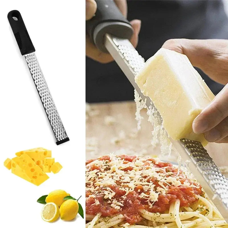 ChefCraft All in One Stainless Steel Grater Slicer Zester for Cheese Citrus Chocolate Veggies