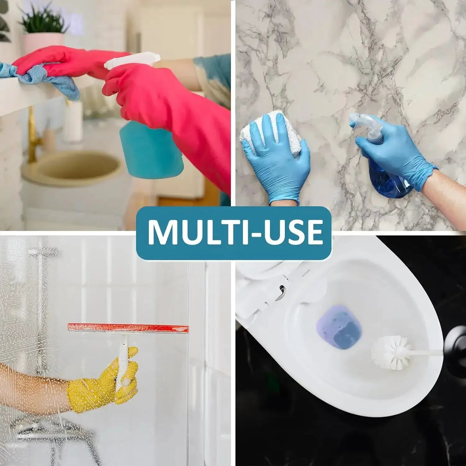 Simples Market multi-use cleaning tablets for car and home; spray bottle and wipe scenes cleaning glass and surfaces.