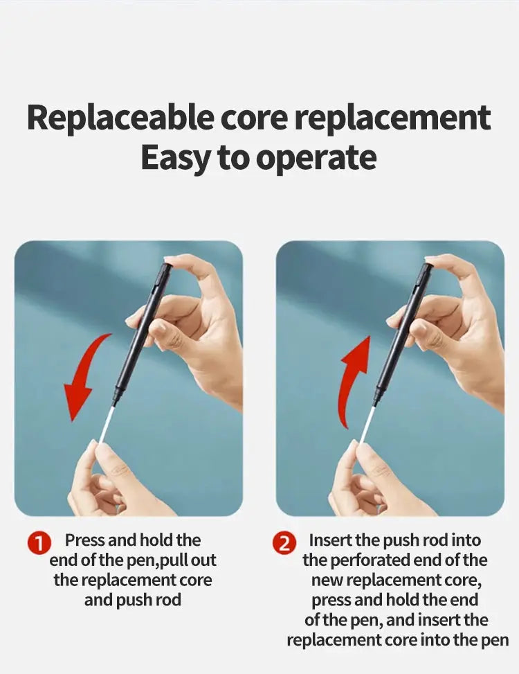 Faber-Castell eraser refill for retractable pencil, easy two-step core replacement