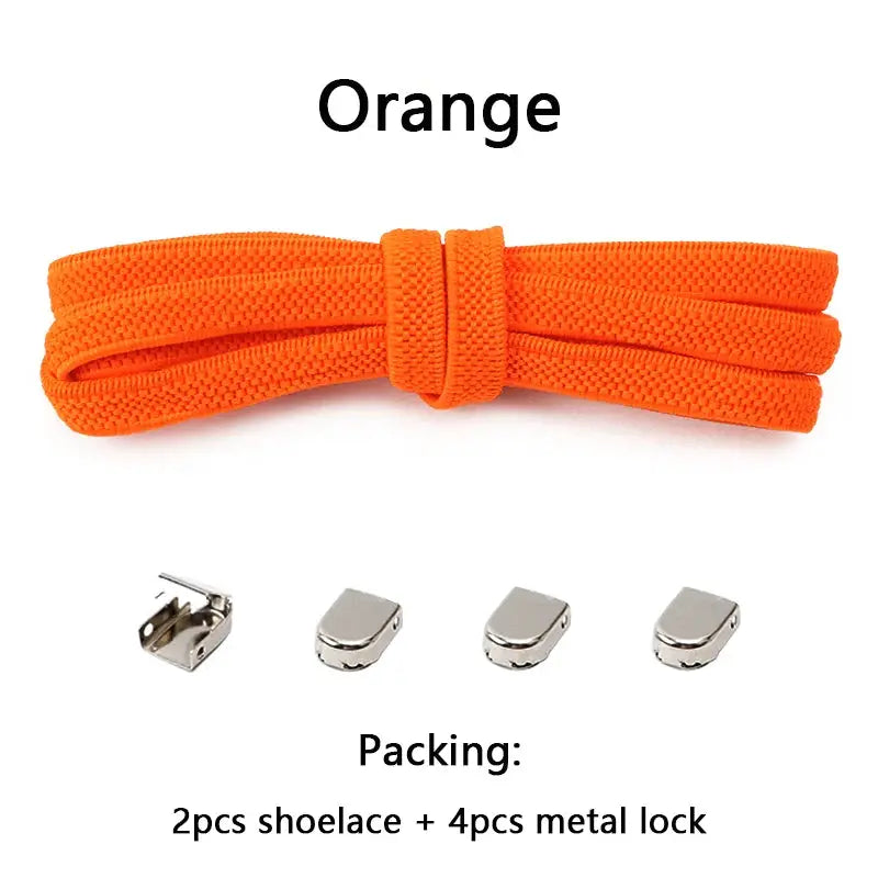 FlexFit No Tie Elastic Shoelaces One Size Fits All Adults And Kids Quick Slip On Shoes