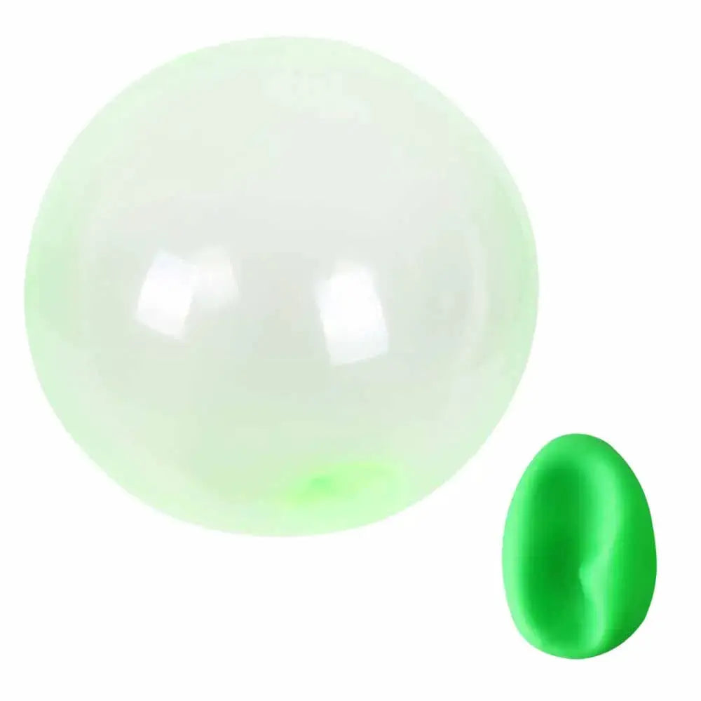 Kids Blow Up Balloon Toy Outdoor Inflatable Elastic Ball Water Filled Bubble Ball For Summer Fun Party Gift