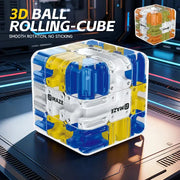3D Maze Magic Cube Puzzle For Kids Fidget Toy Labyrinth Intelligence Cube For Logical Thinking And Stress Relief