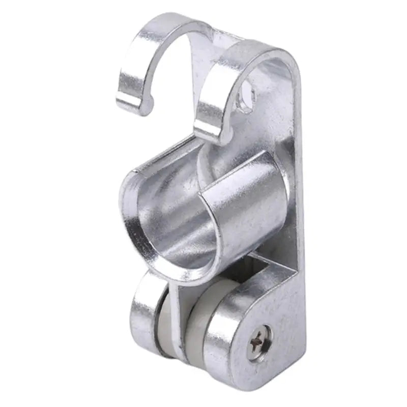 Adjustable chrome hand shower holder with suction cup by Simples Market for shower rail