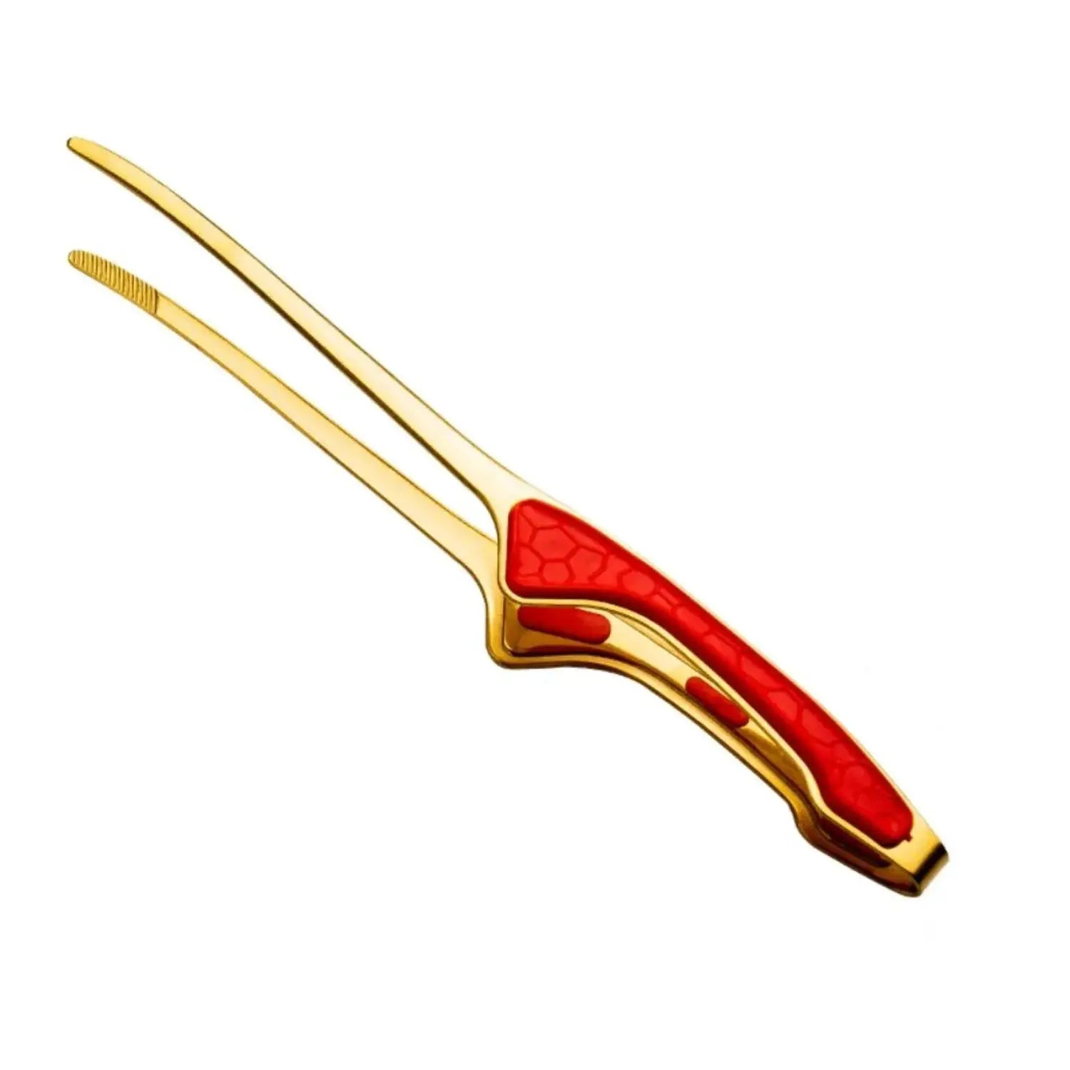 Nonstick Stainless Steel Barbecue Tongs Anti Scald Anti Slip Steak Tongs Non Slip Grip Kitchen Tongs For Cooking