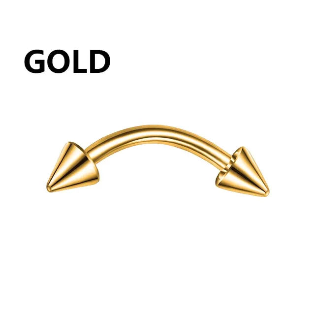 Stainless Steel Horseshoe Fake Nose Ring C Clip Septum Lip Hoop 1Pc For Women Men Jewelry