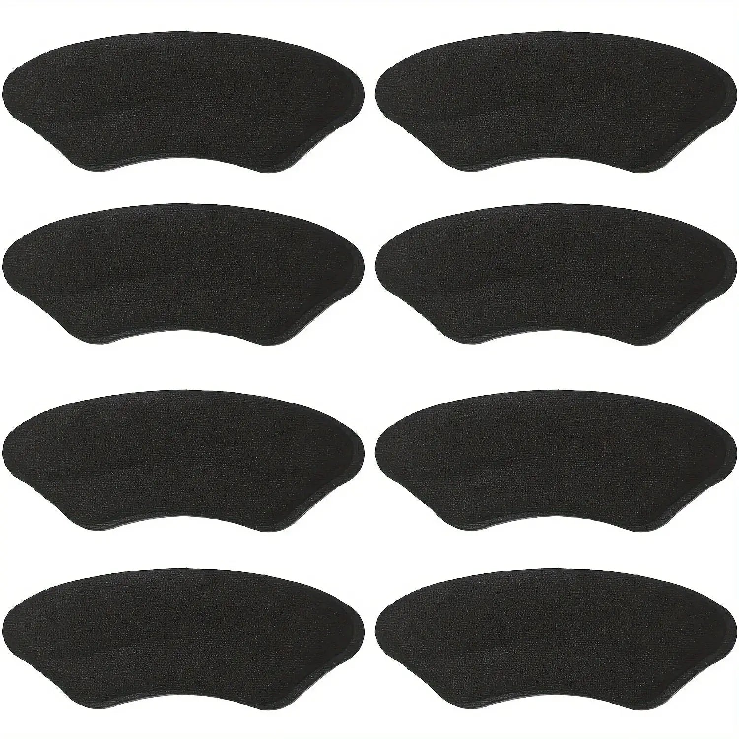 8 Pack Self Adhesive Heel Pads for Big Shoes Memory Foam Heel Protectors Improve Fit and Comfort Prevent Heel Slippage