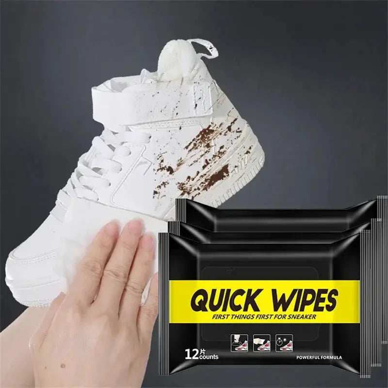 Disposable Shoes Cleaning Wipes 12Pcs Or 30Pcs Portable White Sneaker Cleaning Quick Wet Wipes VIE LENTE