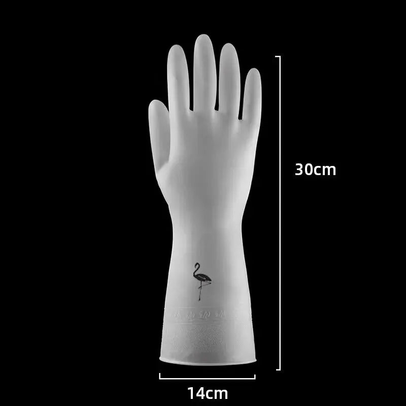 Waterproof Cleaning Gloves For Housework And Kitchen Tasks Wear Resistant PVC Rubber Dishwashing And Laundry