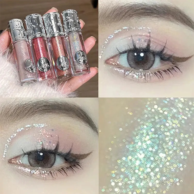 Balletism Liquid Eyeshadow Long Lasting Fine Shimmer Waterproof Glitter Finish For Everyday Wear