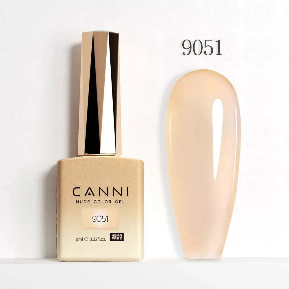 Canni Hema Free Nail Gel Polish Christmas Red Collection Semi Permanent 9ml Long Lasting Shine