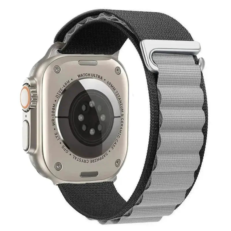 Alpine Loop Band for Apple Watch Ultra 49mm 11 10 9 8 7 46mm 42mm 45mm 41mm Nylon Wristband iWatch Series 6 5 4 SE 44 40mm Strap