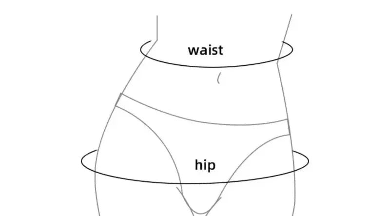 Seamless Brazilian panties illustration by Simples Market, low-waist bikini briefs in ice silk
