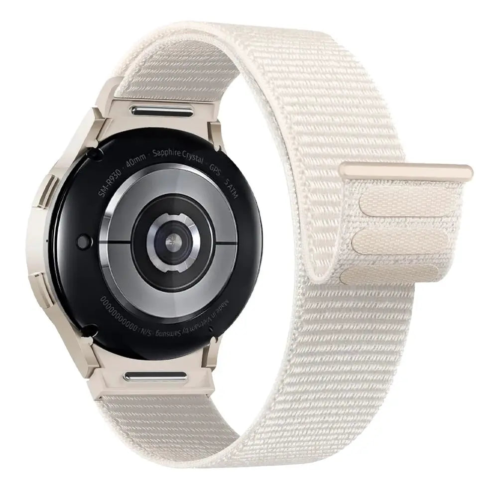 Band For Samsung Galaxy Watch 7/6/4/classic/5 pro 44mm 40mm wrist No Gaps Nylon sport loop correa bracelet Galaxy Watch 7 Strap