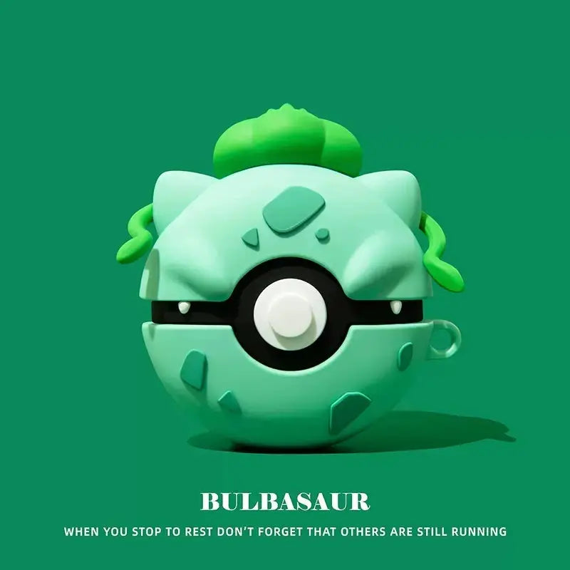 CartoonGuard Pokeball Silicone AirPods Case Fits AirPods 1 2 3 4 Pro Pro 2 Pro 3 Cute Cartoon Earphone Cover
