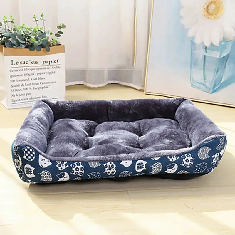 Winter Cozy Dog And Cat Sofa Bed Mat Plush Pet Bed For Small Medium And Large Dogs And Cats