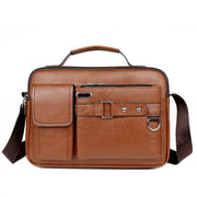 UrbanGuard Mens Retro Messenger Bag Waterproof Laptop Briefcase Large Capacity For Work Travel School