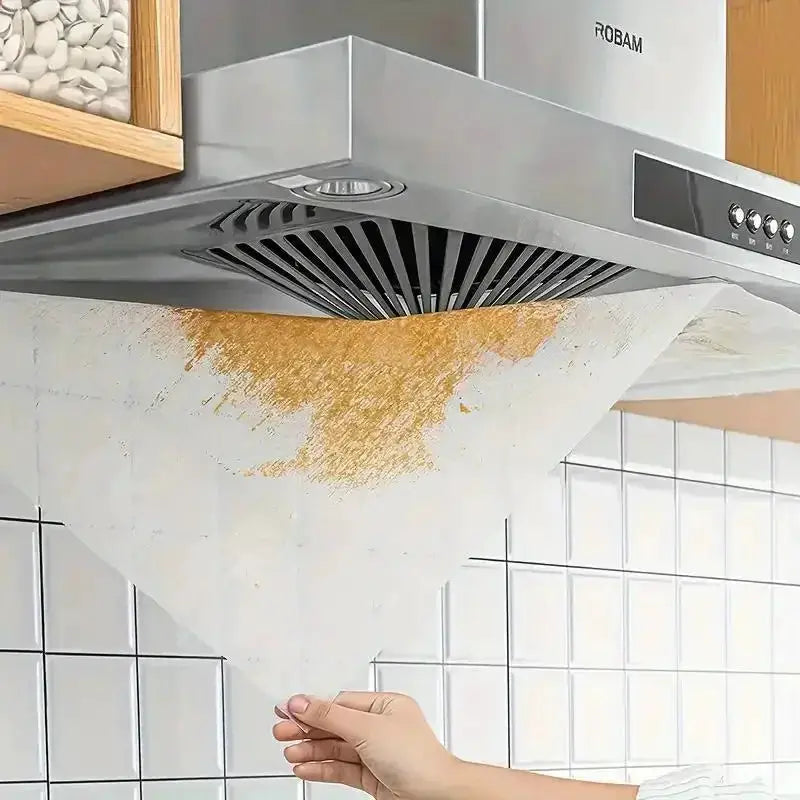 12 Pack Disposable Hood Oil Filter Paper Nonwoven For Cooker Hood Extractor Fan Grease Filter