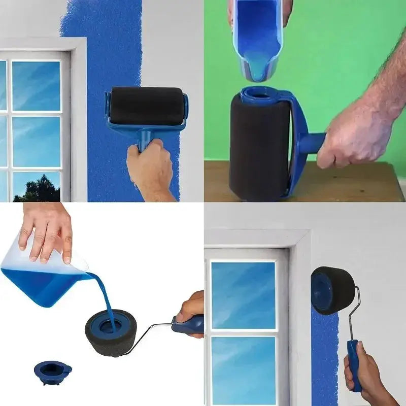 Self Priming Large Drum Brush for Wall Painting Latex Paint Applications Wall Brush Painting Tools Accessories 1pc