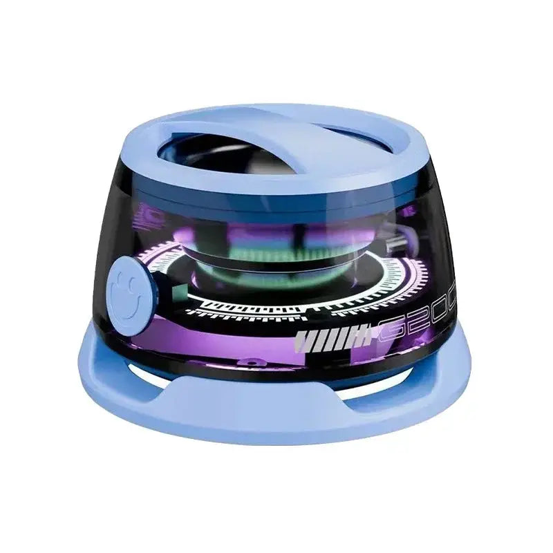 Mini Travel Bluetooth Speaker With RGB Light Magnetic Phone Holder