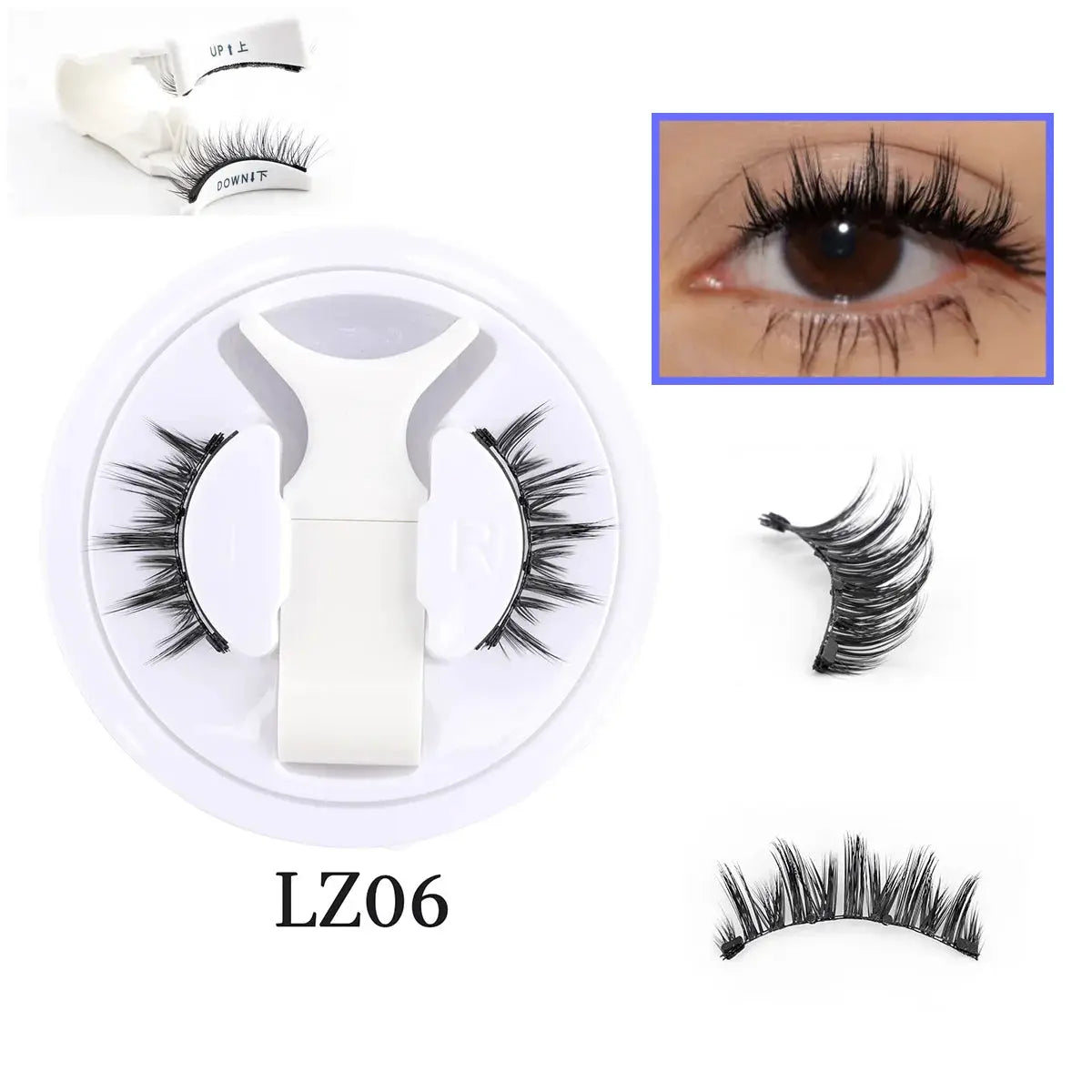 YSDO 1 Pair Glue Free Magnetic Eyelashes Natural 3D Mink Reusable Sensitive Eye Friendly Kit 2025