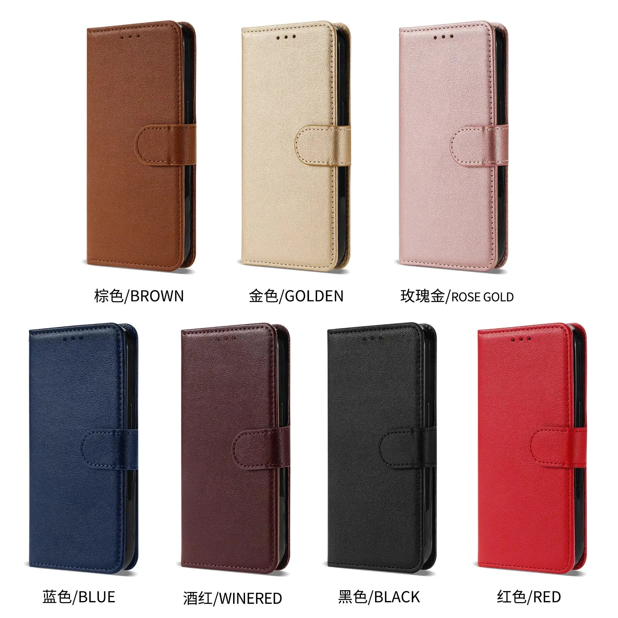 GalaxyGuard Flip Leather Wallet Case For Samsung Galaxy J Series And A Series Premium PU Leather Protection