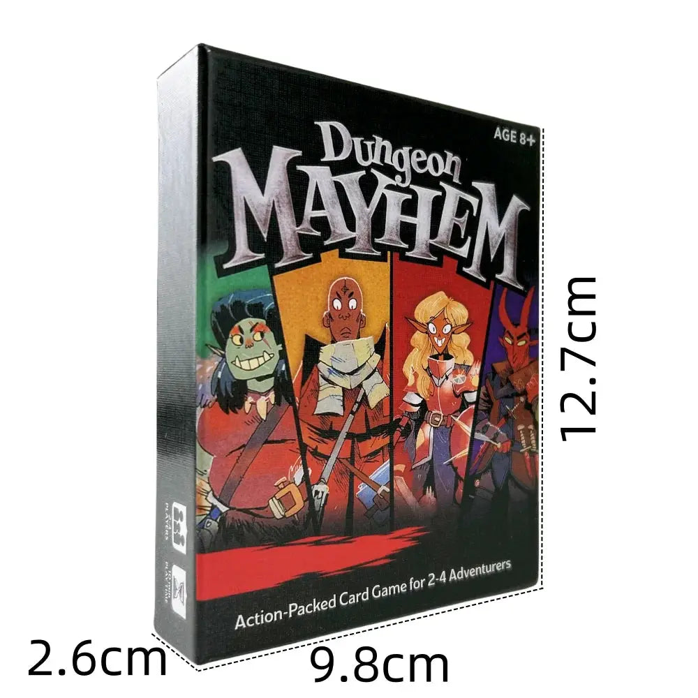 3 Styles Family Fun Card Game Dungeon Mayhem For Family Parties And Adventure Deck