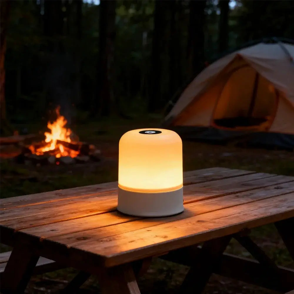 LuminaGlow LED Night Light Dimmable Lamp Rechargeable Or Plug In RGB Touch Control For Bedroom Bedside Reading
