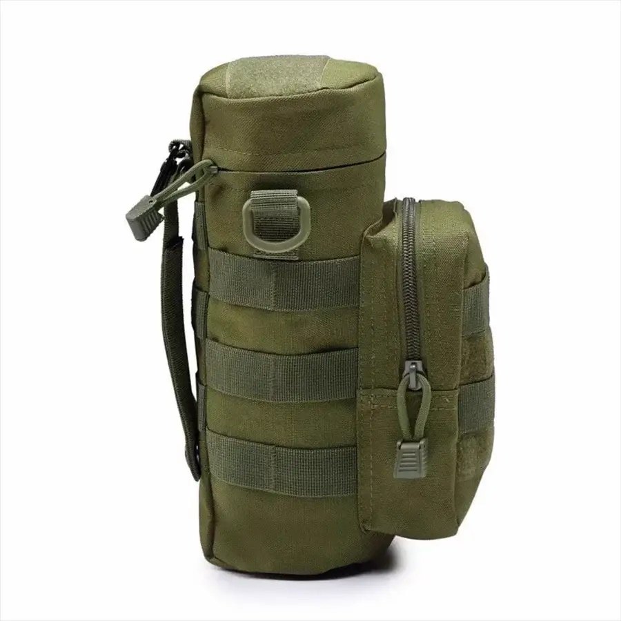 Tactical Molle Water Bottle Bag Pouch Holder Outdoor Camping Hiking Cycling Fishing Hunting 5 Liter Hydration Carrier