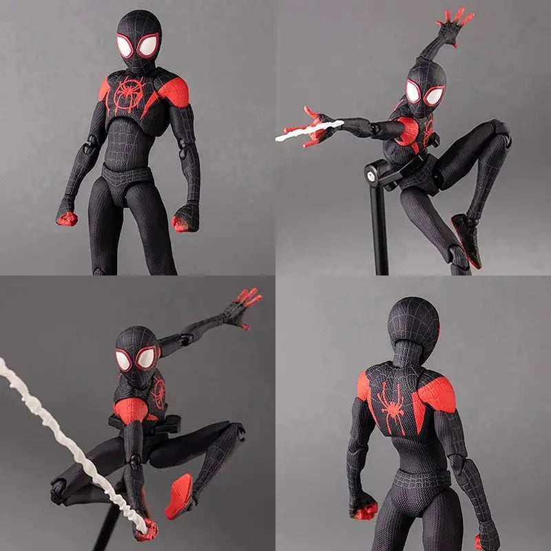 Sv Action Spiderman Miles Morales Action Figure From Into The Spider Verse Marvel Collectible Toy
