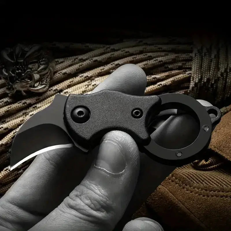 New Keychain Pocket Knife Stainless Steel Mini Portable EDC Tool With Fixed Blade And Chain For Camping