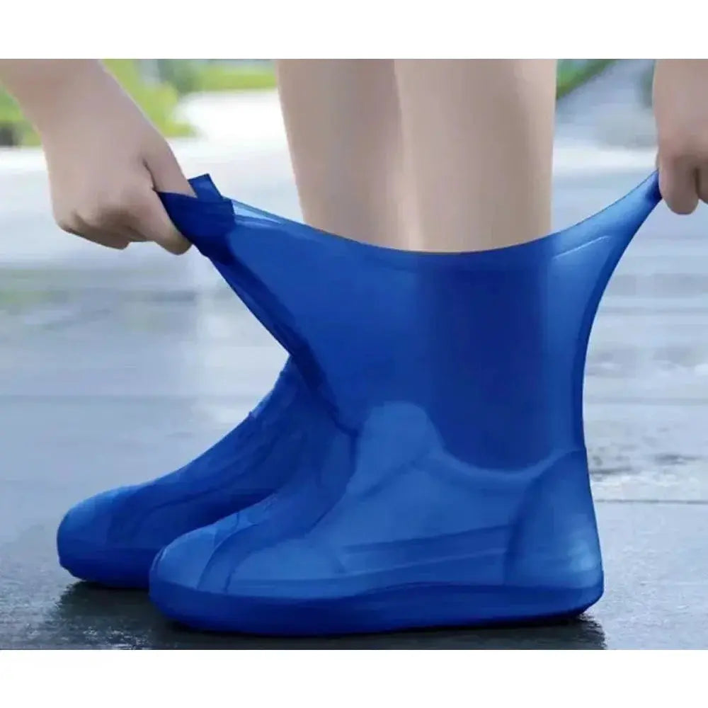 Latex Waterproof Overshoes For Outdoor Rain Gear Shoe Covers For Rainy Day Protection 1 Pair