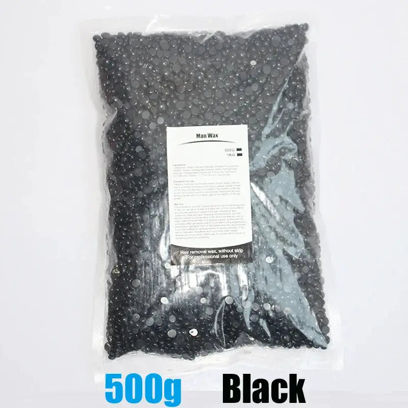 Simples Market hard wax beans, black, 500g bag for waxing and hair removal